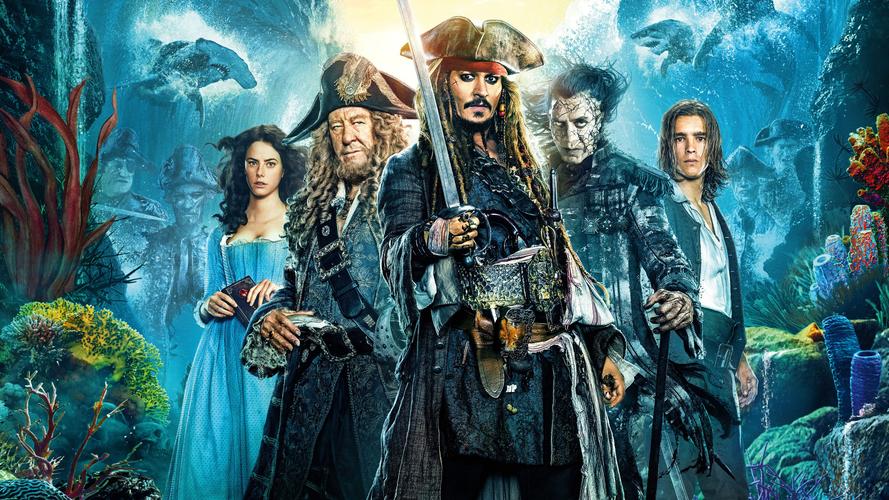 高清加勒比海盜5死無對證電腦桌面壁紙